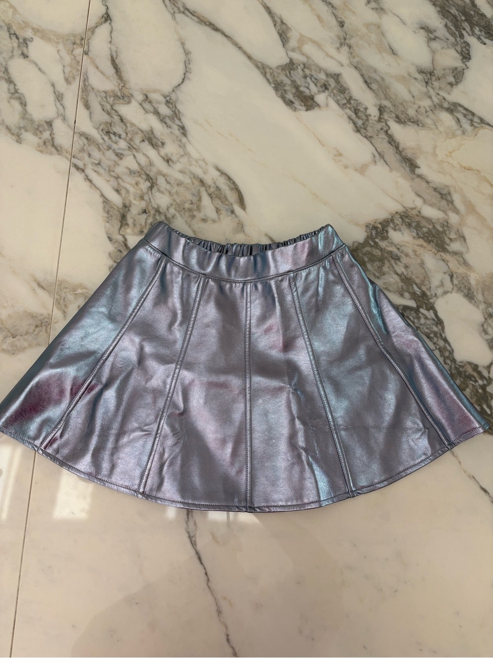 Crewcuts Iridescent Blue-Purple Flared Skirt